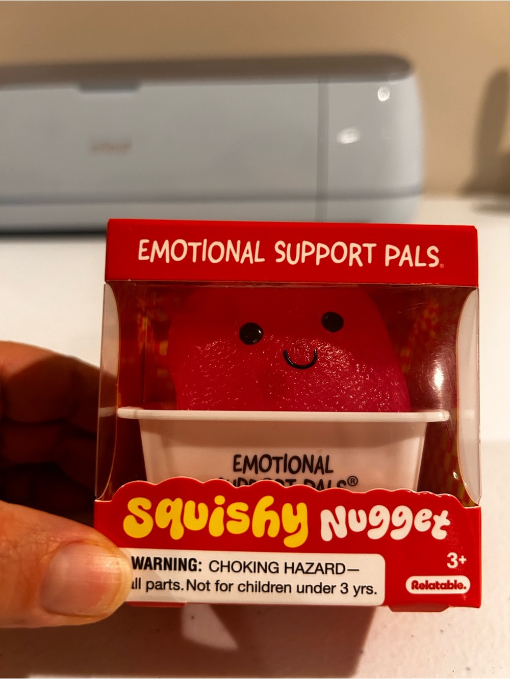Squishy Nugget Emotional Support Pals - pink. New.